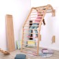 Preview: Flexi Sprossenwand Rama mit Bogen - Spielendes Kind