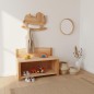 Preview: Garderobe Elefant mit Sitzbank