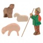 Preview: Hirte mit Schafherde Set
