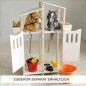 Preview: Zubehör für Hobby Horse Stall mit Putzset Futter und Hindernis
