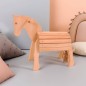 Preview: Holzpferd Fohlen für den Innenbereich im Kinderzimmer