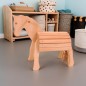 Preview: Holzpferd Charly für das Kinderzimmer, die Kita