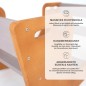 Preview: Hochwertige Verarbeitung und stabile Konstruktion einer Holz Kinder Wippe