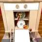 Preview: Jeppes Wichtel-Küche | 4-seitig bespielbare Kinderküche Cinderella | mit Wichtel-Haus