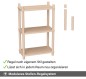 Preview: Kinder Bücherregal aus Holz - Modulares Stollen-Regalsystem - Nach eigenem Stil gestalten