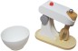 Preview: Mixer Set aus Holz - 2-teilig - Mixer mit Schüssel