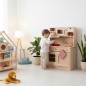 Preview: Kinder Holzküche - Pädagogisches Spielzeug - Kind lernt kochen