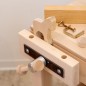 Preview: Kinderwerkbank mit zwei Schraubstöcken Manny - Aus Buche Massivholz
