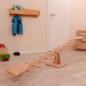 Preview: Eine Kinderwippe aus Naturholz.