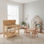 Preview: Kinderhobelbank aus Holz im Kinderzimmer