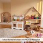 Preview: Kinderküche weiß Erweiterung Spielwelt Holz