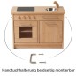 Preview: Kinderküche aus Holz mit beidseitig montierbarer Handtuchhalterung – flexible Montage links oder rechts an der Spielküche möglich
