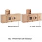 Preview: Kinderküche aus Holz erhältlich mit Spülmaschine oder alternativ mit praktischem Butler Schrank