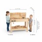 Preview: Werkbank für Kinder im Kinderzimmer