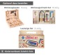 Preview: Kinder Werkbank mit Rückwand und Schraubstock - Laubsäge, Werkzeugschrank, Werkzeugkasten Set