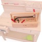 Preview: Kinder-Werkzeugkasten aus Holz | Kinder-Werkbank-Zubehör | Werkzeugbox für Kinder