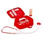 Preview: Komplettes Kinder-Arztkoffer Set aus Holz mit Stethoskop, Spritze, Thermometer und weiteren medizinischen Spielzeuginstrumenten