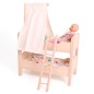 Preview: Puppenbetthimmel Himmelstange Puppenbettstange Puppenwiege,Puppenbett,Etagenbett,Doppelbett,Puppe,Etagebett,Holzspielzeug,Puppenbett aus Holz