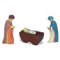 Preview: Kleines Krippenfiguren Set Heilige Familie | Holztiger | Weihnachtskrippen