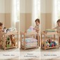 Preview: Multifunktionaler Kuscheltier Zoo zur Aufbewahrung von Kuscheltieren, Kissen, Büchern und Spielmaterial