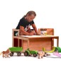 Preview: Massivholz-Kinderzimmer-Bank-Moebel-Klima