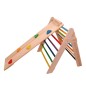 Preview: Pikler Kletterdreieck in bunt aus Holz