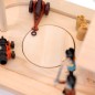 Preview: Kinder-Piratenschiff Detail: Deck mit runder Ladeluke einzeln herausnehmbar, Massivholz, natur, nachhaltig
