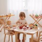 Preview: Kinderwäscheständer - Kleinkind füttert Puppe