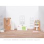 Preview: Kinder Puppenmöbel - Badezimmer Set - mit Duschkabine, Badewanne, Toilette und Waschbecken mit Spiegel