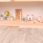 Preview: Puppenhaus Badezimmer - Mit Dusche, Badewanne, Waschtisch, Toilette