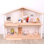 Preview: Puppenhaus Badezimmer - Mit Dusche, Badewanne, Waschtisch, Toilette
