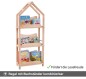 Preview: Regal Stecksystem aus Holz mit Bücherständer kombinierbar