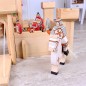 Preview: Kinder Ritterburg aus Massivholz mit Zubehör