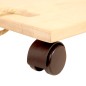 Preview: Aufbewahrungsbox Rollbrett aus Holz - mit Rollen