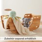 Preview: Zubehör für Schiffschaukel mit Spieltuch und Handpuppen für kreatives Spielen