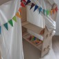 Preview: Spielhaus Gardinen Einrichtung Montessori