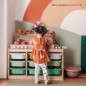Preview: Kinder Spielküche Aufsatz aus Holz - für Kinder
