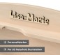 Preview: Spielküche Aufsatz aus Holz - Personalisierbar per 3D Naturholz Buchstaben