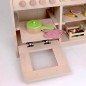 Preview: Kinder Spielküche Rapunzel Unterteil Detail - Schrank mit Zubehör