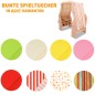 Preview: Verschiedenen Spieltuchfarben für Spielständer-Dachbogen.