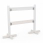 Preview: Steckenpferd Zaun aus Holz als stabiler Weidezaun für Hobby Horsing im Garten
