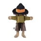 Preview: Rückseite der waschbaren Sterntaler Handpuppe Räuber mit brauner Hose und grünem Hemd