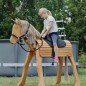 Preview: Voltigierpferd aus Holz zum Reiten und Üben