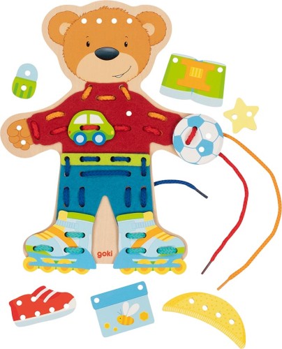 faedelspiel mit motiv baer fuer kinder
