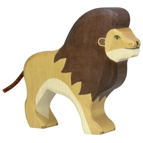 Löwe | Afrika 5 Tier-Paket | Arche Spielfiguren | Holztiger
