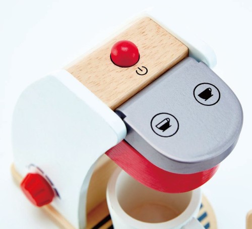 Hape Kinder-Kaffeemaschine 6-teilig | Spielküchen-Zubehör