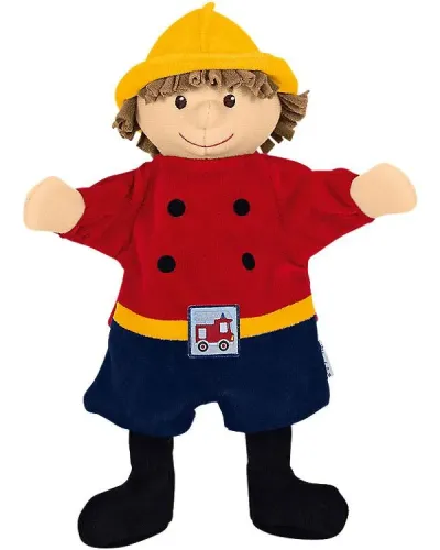 Feuerwehrmann von Sterntaler Handpuppe Theaterpuppe Fingerpuppe