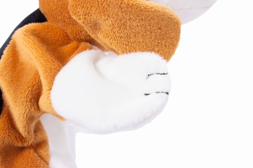 Hund Handpuppe von beleduc | Weiche Tierpuppe für Kasperletheater