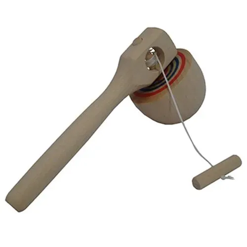 Kinder-Holz-Kreisel mit Griff Geschicklichkeitsspiel Kinder-Kreisel-Spiel RS 474