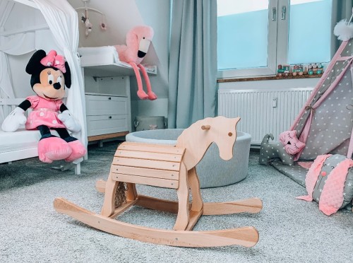 Schaukelpferd "Hoppi" aus Holz | Schaukelpferd für Kinder | Schaukeltier 7020